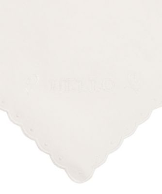 SCARF SCALLOPED EMBROIDERY C／LI
