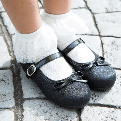 グリッターバレエシューズ