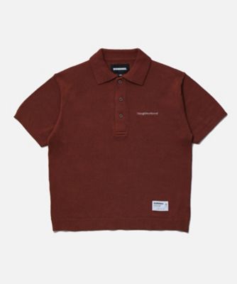 【2021FW】 エビセンスケートボード 善悪ニットポロシャツ ラグラン M ニットポロ KNIT POLO SS 26113NHーKNM01