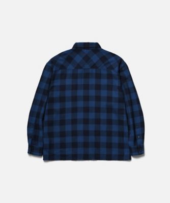 シャツ GARMENT DYED BLOCK CHECK SHIRT
