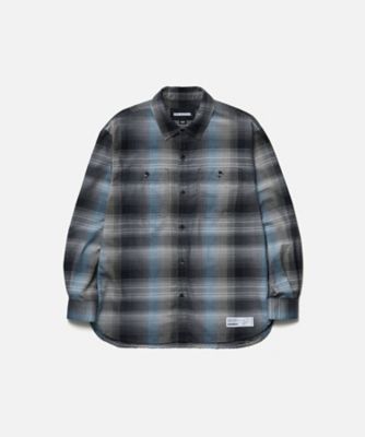 ＜NEIGHBORHOOD (Men)＞シャツ　ＨＯＭＢＲＥ　ＣＨＥＣＫ　ＳＨＩＲＴ　ＬＳ　２６１ＡＱＮＨーＳＨＭ０４