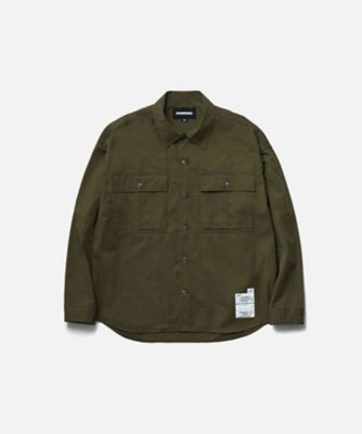 ＜NEIGHBORHOOD (Men)＞シャツ　ＵＴＩＬＩＴＹ　ＳＨＩＲＴ　ＬＳ　２６１ＡＱＮＨーＳＨＭ０５