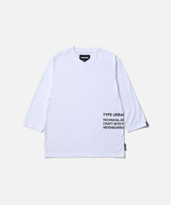 カットソー　ＳＨＥＬＴＥＣＨ　ＶーＮＥＣＫ　３Ｑ　２６１ＢＷＮＨーＣＳＭ０３