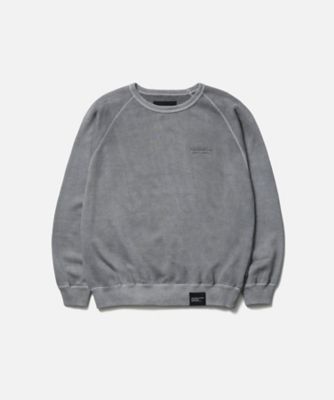 スウェット PIGMENT DYED SWEAT SHIRT LS