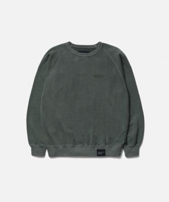 スウェット PIGMENT DYED SWEAT SHIRT LS