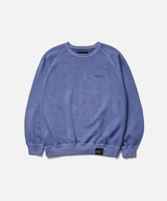 スウェット PIGMENT DYED SWEAT SHIRT LS