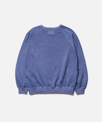 スウェット PIGMENT DYED SWEAT SHIRT LS