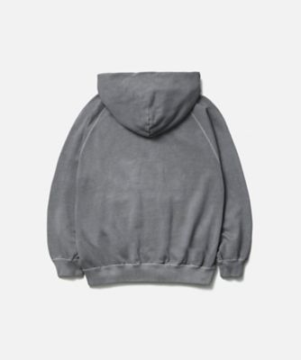 フーディ PIGMENT DYED SWEAT HOODIE LS
