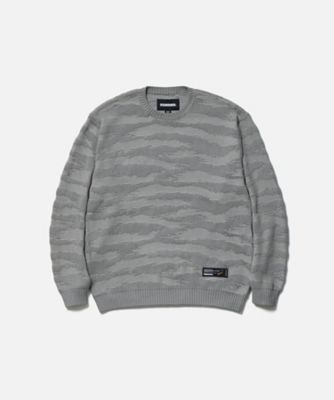 セーター CAMO PATTERN CREWNECK SWEATER