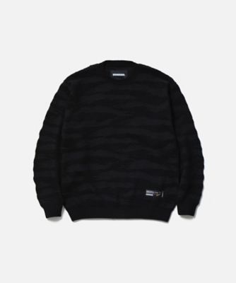セーター CAMO PATTERN CREWNECK SWEATER