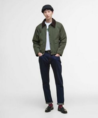 SPEY ／ スペイ ピーチスキン コットン ショートレングスブルゾン