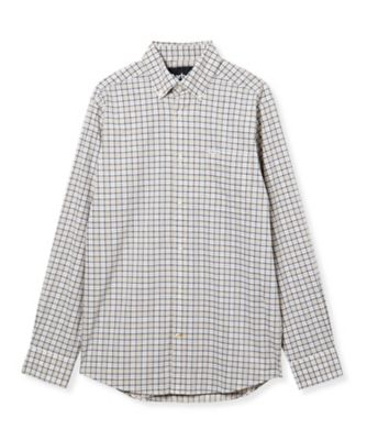 Lomond タータン チェック ボタンダウン シャツ