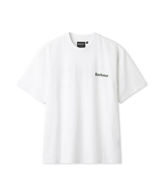 Barbour(バブアー) ロゴTシャツ Crossby バックロゴ プリント Tシャツ 261MTS1676