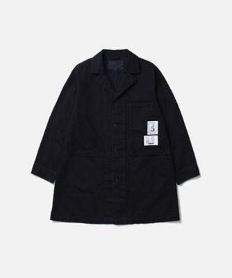ホワイト系　レザーロングコート(KATHARINE HAMMNET) .. コート NH X KATHARINE HAMNETT ． BW