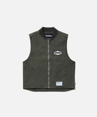 MACHAT クロップドベスト 正規品 完売商品 ベスト ZIP WORK VEST 261TSNHーJKM11
