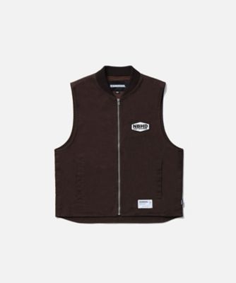 CITYSHOP 今季新作 完売 PADDED ベスト ベスト ZIP WORK VEST 261TSNHーJKM11