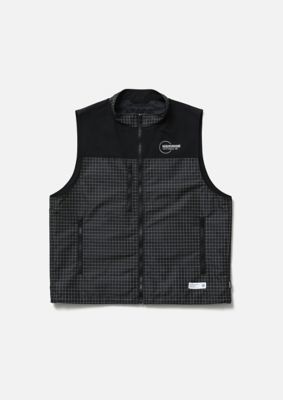 ベスト REFLECTIVE STAND COLLAR VEST