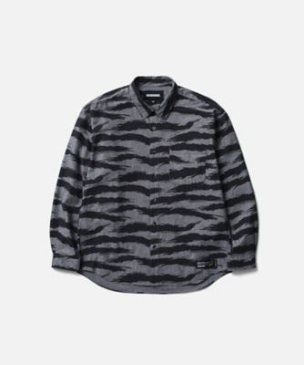 シャツ CAMO PATTERN CHAMBRAY SHIRT LS