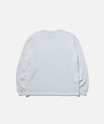 カットソー HONEYCOMB FABRIC CREWNECK LS