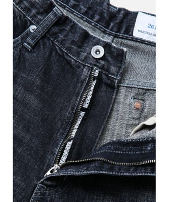 デニムパンツ WASHED DENIM DP WIDE PANTS