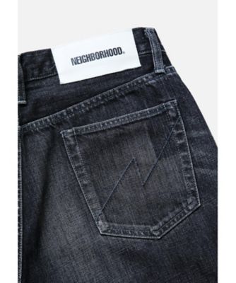 デニムパンツ WASHED DENIM DP WIDE PANTS