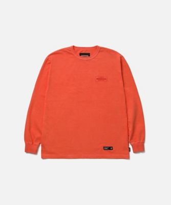 カットソー PIGMENT CREWNECK LS 262FPNHー