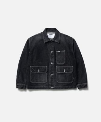 ブルゾン WASHED DENIM ENGINEER JACKET