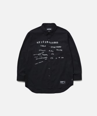 シャツ TYPOGRAPHIC SHIRT LS 262SPNHー