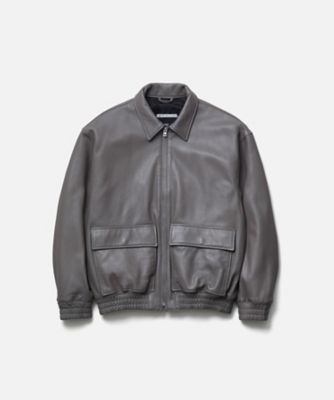 ブルゾン LEATHER DAD JACKET 262SZNHー