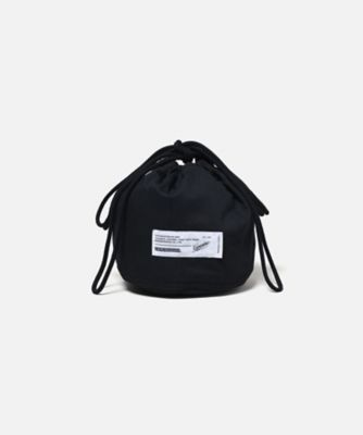 neighborhood drawstring ショルダー bag 黒 バッグ HBT DRAWSTRING BAG 262TQNHーCG03