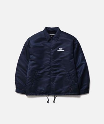 希少 ネイバーフッド ロゴ ナイロン スタジャン ネイビー L相当