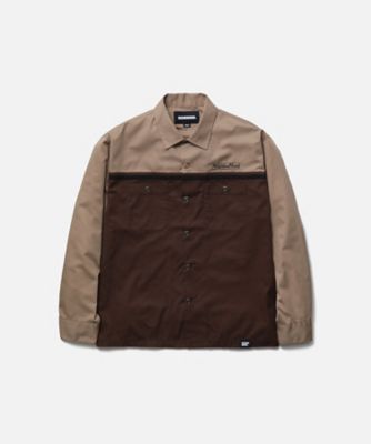 シャツ BICOLOR WORK SHIRT LS 262TSNHー