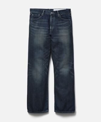 デニムパンツ WASHED DENIM FULL CUT PANTS