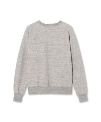 hykeのプルオーバー1オーラリーニットハイクマディソンブルーコモリ HELLO SWEAT L／S URAKE MB264ー7010