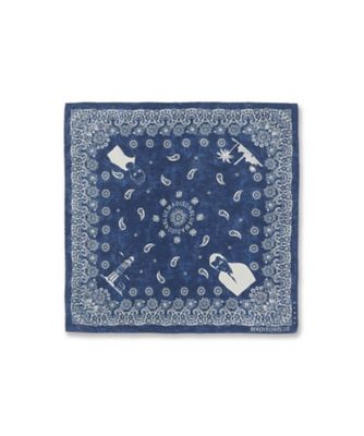 GRAPHIC PAISLEY SCARF MEDIUM MB264ー