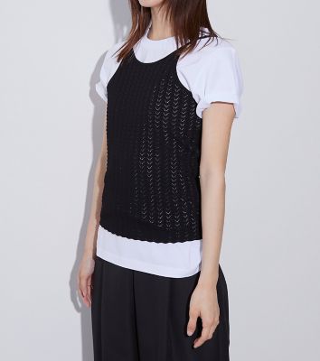 Ｅｙｅｌｅｔ　Ｐａｔｔｅｒｎ　Ｋｎｉｔ　Ｃａｍｉｓｏｌ　２６Ａ６１３０８