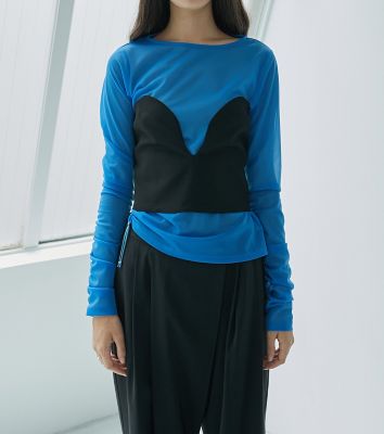Ｄｅｓｉｇｎ　Ｇａｔｈｅｒｅｄ　Ｃｕｔｏｕｔ　Ｔｏｐ　２６Ａ６２３０６