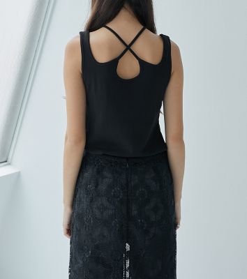 Round Cutーout Bra Tanktop