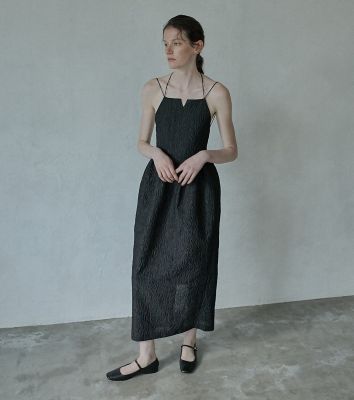 LE CIEL BLEU（ルシェルブルー）の「Big Lace Up Camisole Dress