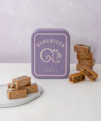 ＜鎌倉紅谷＞【店頭受取／新宿】クルミッ子　１０個入（缶）ライラック　２月２０日（金）～２月２４日（火）　各日午前１０時～午後６時お受け取り