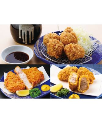 ２１４１１　１箱　＜かごしま黒豚六白亭＞レンジで出来る！黒豚とんかつ３種セット