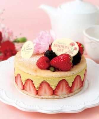 ＜ラ・メゾン白金グラン＞【店頭受取／新宿】【母の日】フレジェピスターシュ４号　５月９日（土）・１０日（日）お受け取り