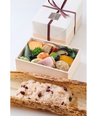 ＜紫野和久傳＞【店頭受取／新宿】【母の日】二段弁当（赤飯）５月９日（土）・１０日（日）　お受け取り