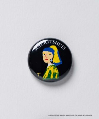 缶バッチ GIRL WITH A PEARL EARRING BADGE