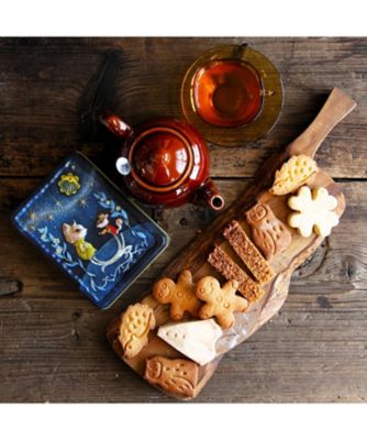 ＜OHISAMA＞【新宿英国展おまとめ】★物語を創作したくなる猫とリスの缶入り英国ティービスケット６種