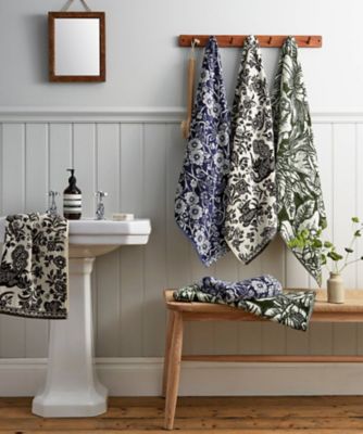 ☆【予約販売】ブラックリーガルピーコックバスタオル【4月中旬以降