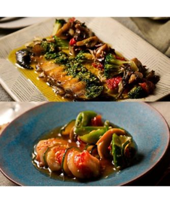 ＜A TABLE! ～EPICERIE FINE～＞★オマール海老と帆立、鮑の贅沢アヒージョ２種セット