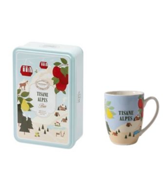 ＜Provence-dantan＞★南仏旅シリーズオーガニックハーブティー　アルプスブレンド缶（マグカップ付）