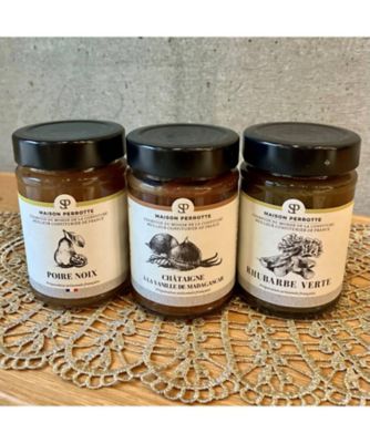 ＜MAISON PERROTTE/メゾン・ペロット＞★コンフィチュール３種（これぞフランス！セット）