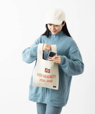 ☆ニットトートバッグ 英国ロイヤル（BEIGE） | jubilee